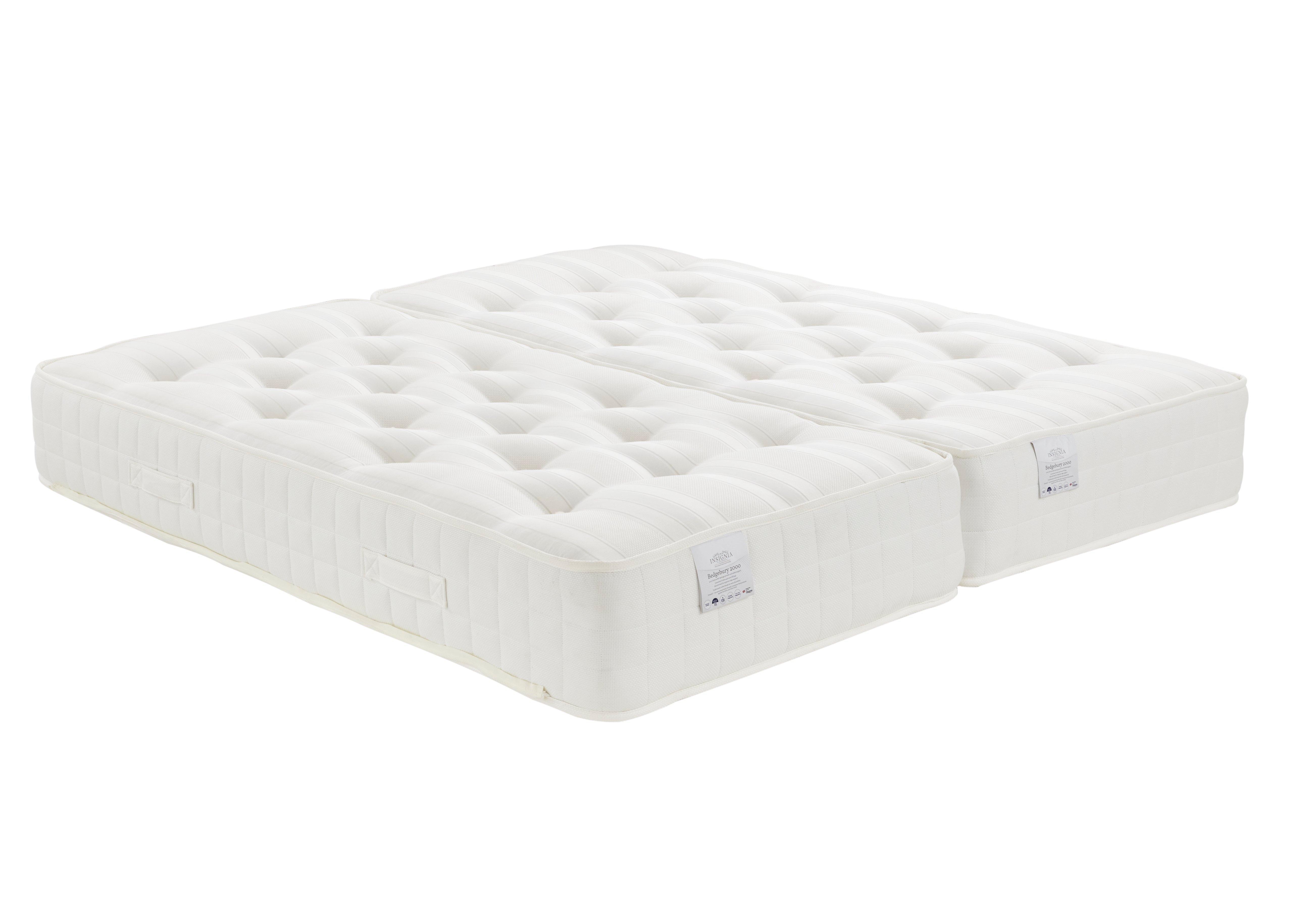 Zip and link mattress with difference comfort levels