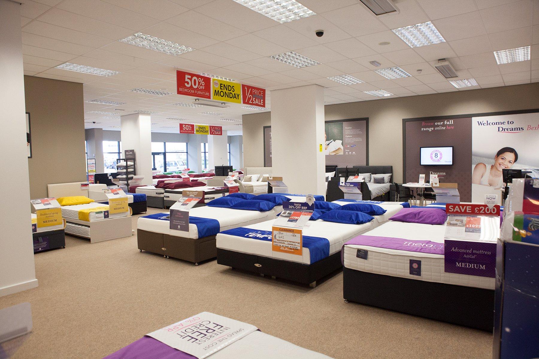 Dreams Store in Bexhill on Sea Beds, Mattresses & Furniture Dreams