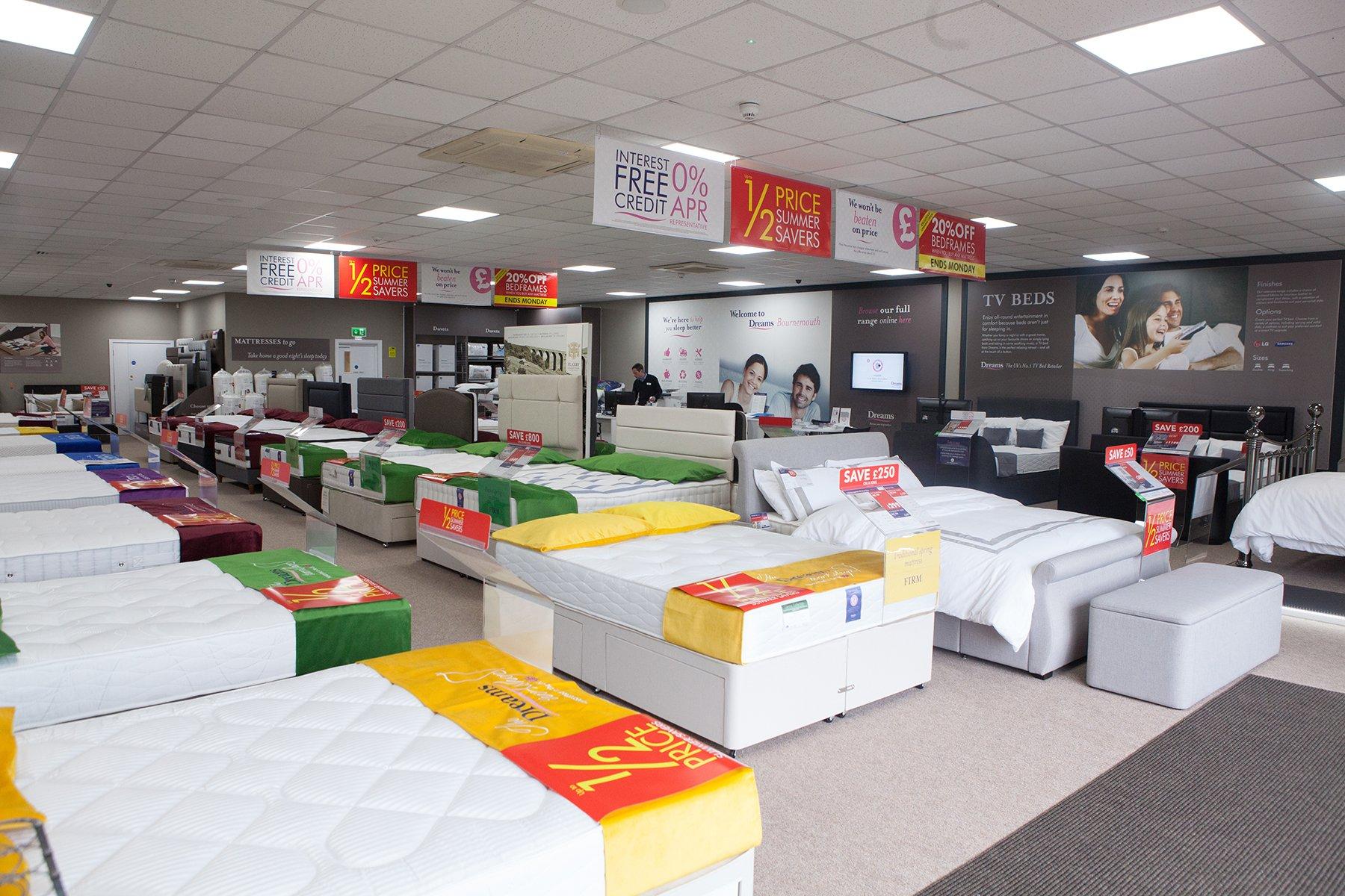 Dreams Store in Bournemouth Beds, Mattresses & Furniture Dreams