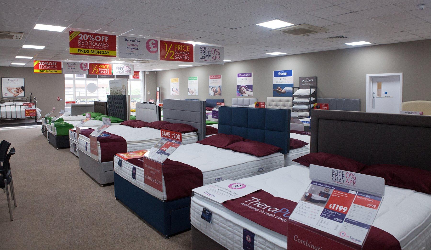Dreams Store in Bournemouth Beds, Mattresses & Furniture Dreams