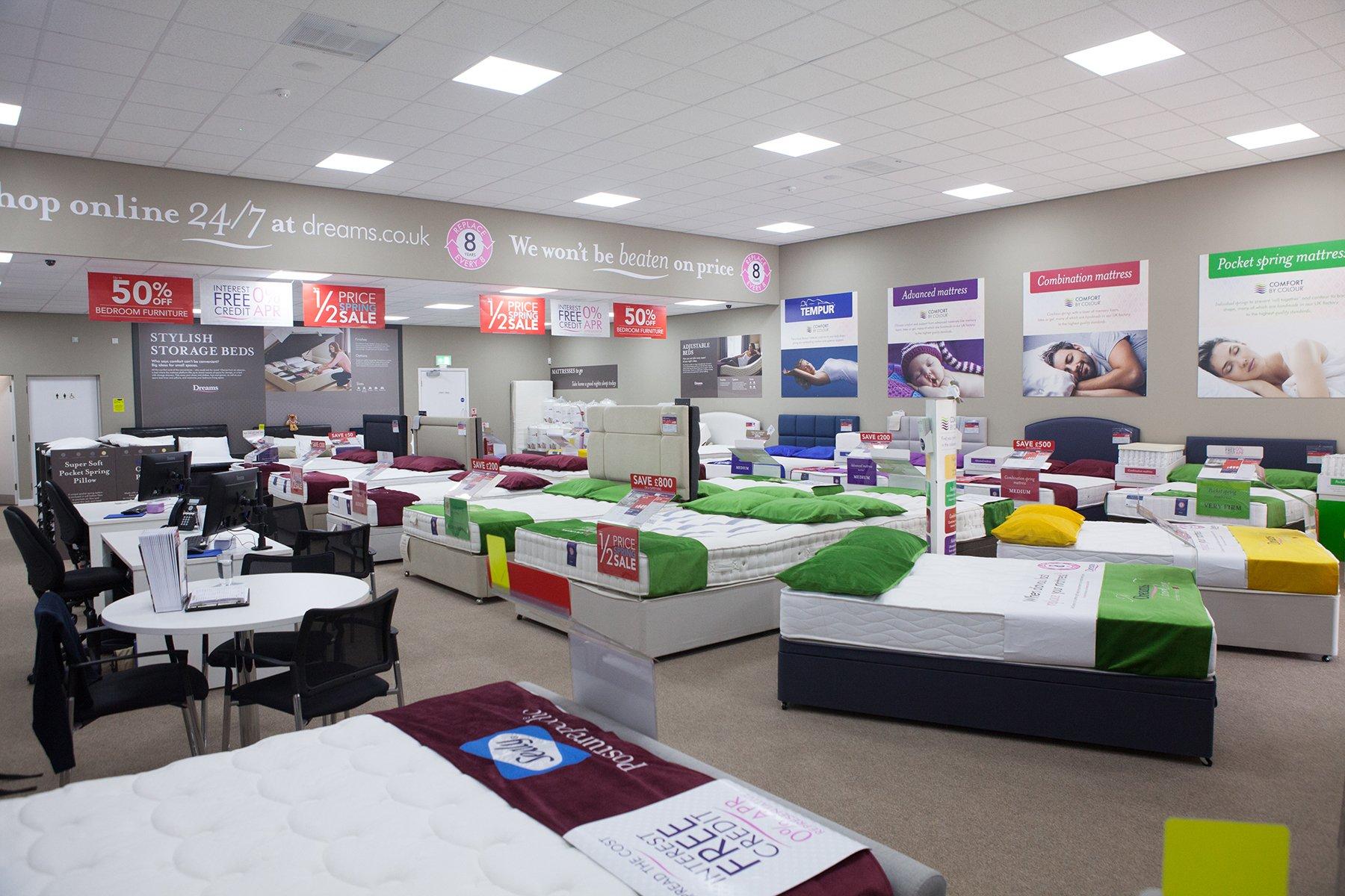 Dreams Store in Burnley Beds, Mattresses & Furniture Dreams