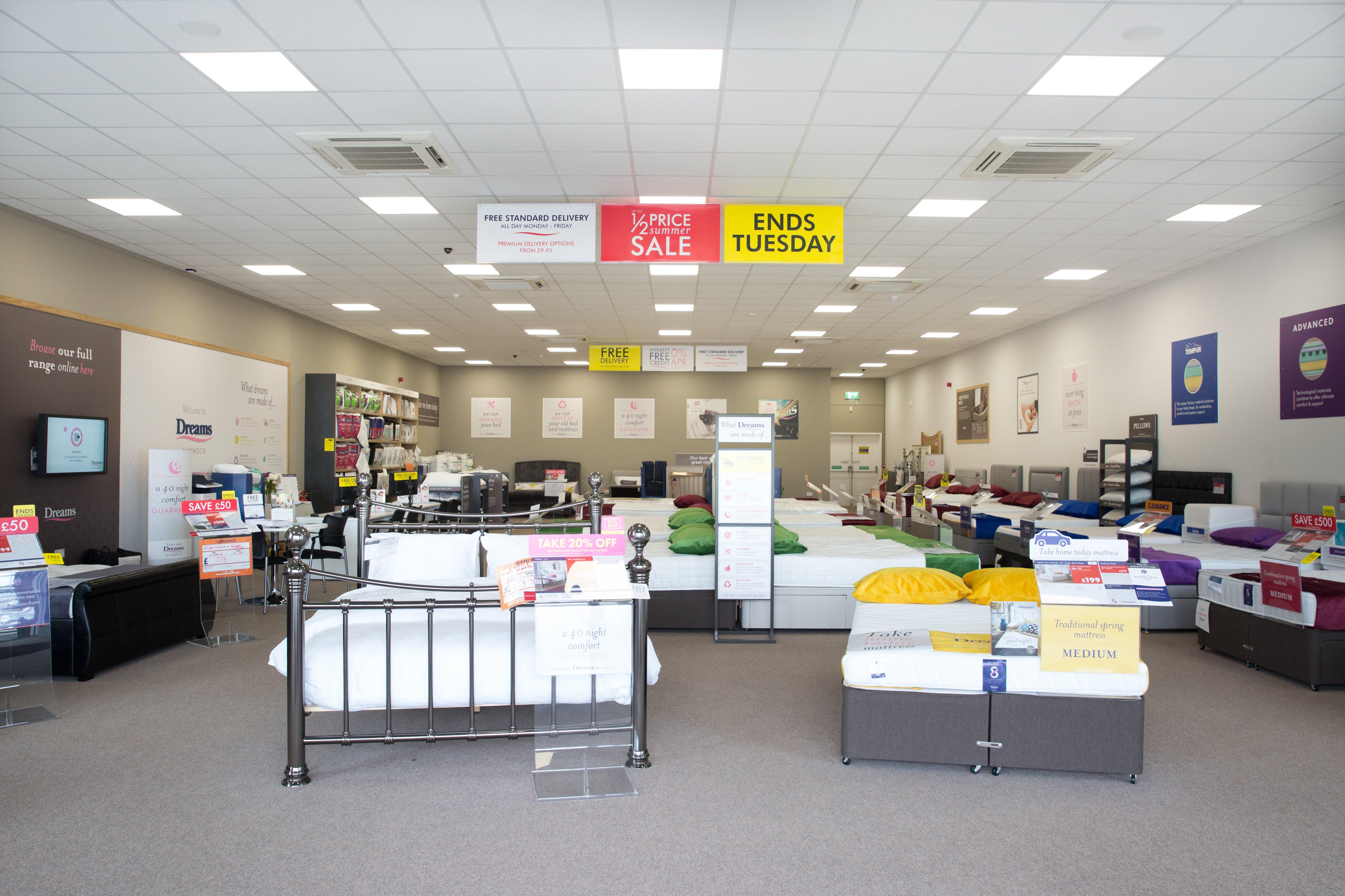 Dreams Store in Cannock Beds, Mattresses & Furniture Dreams