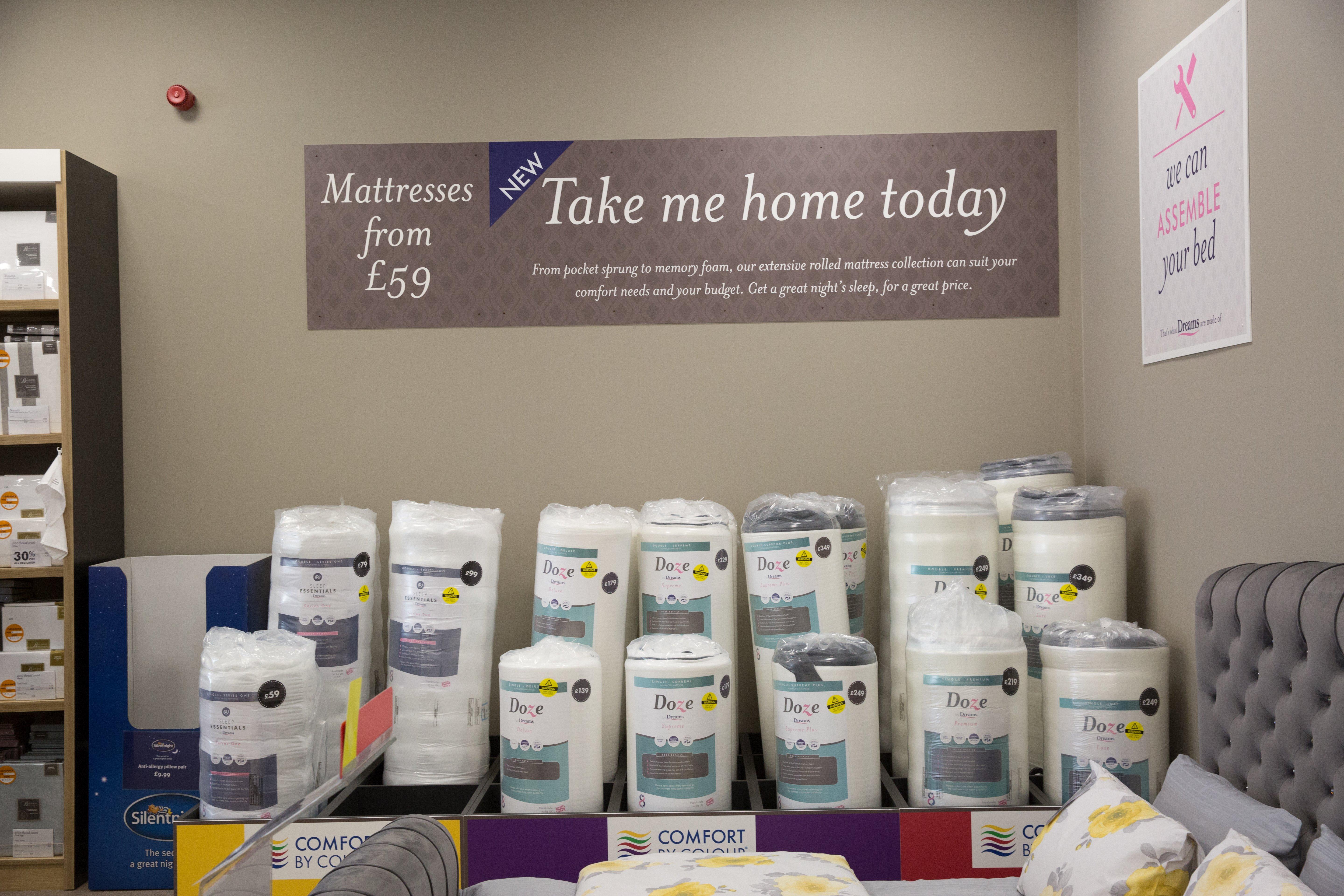 Dreams Store in Cannock Beds, Mattresses & Furniture Dreams