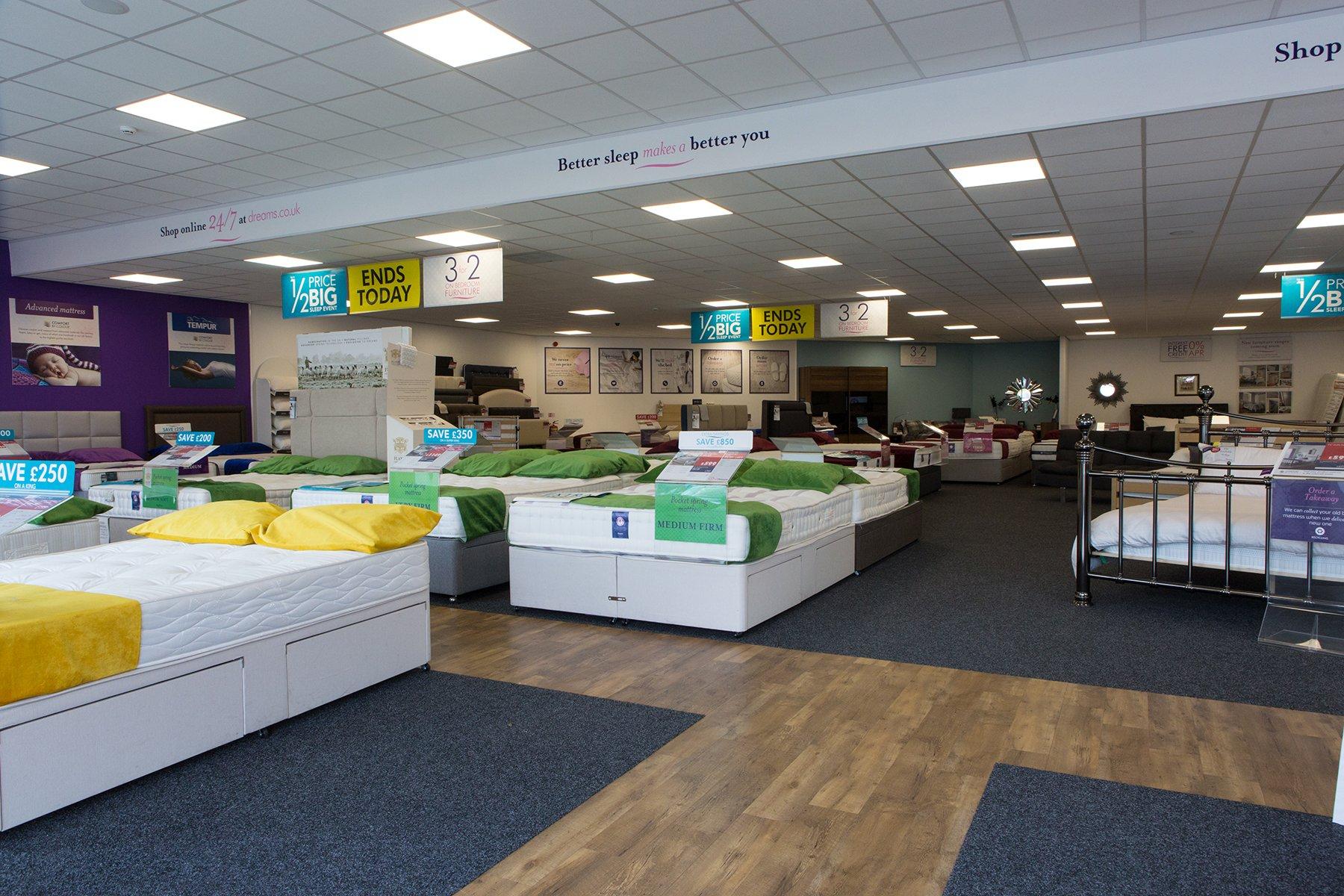 Dreams Store in Chelmsford Beds, Mattresses & Furniture Dreams