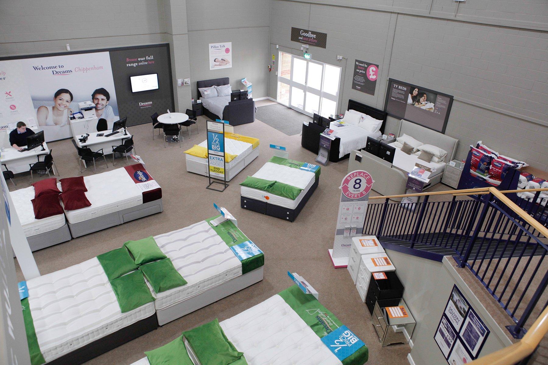 Dreams Store in Chippenham Beds, Mattresses & Furniture Dreams