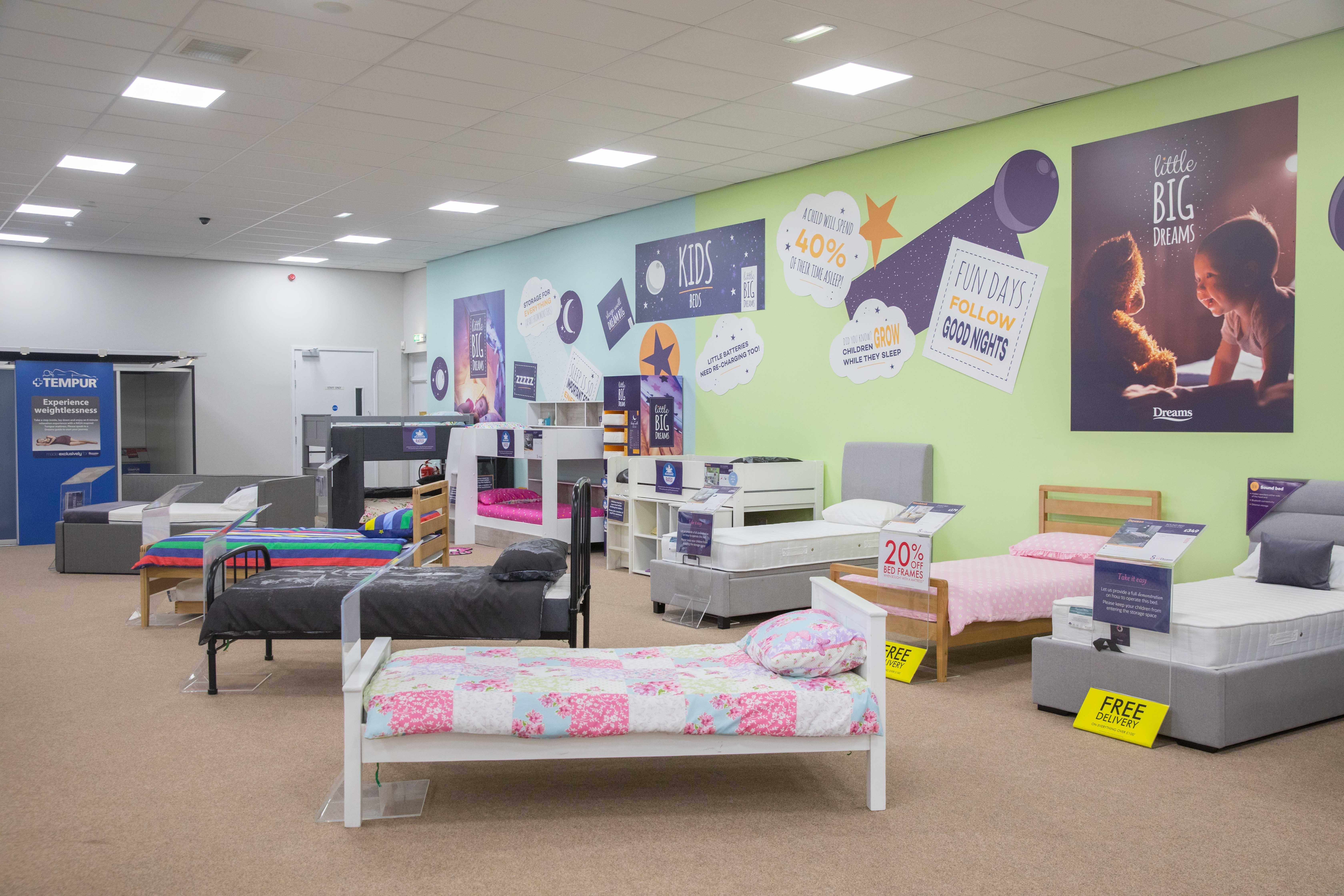 Dreams Store in Dunfermline Beds, Mattresses & Furniture Dreams