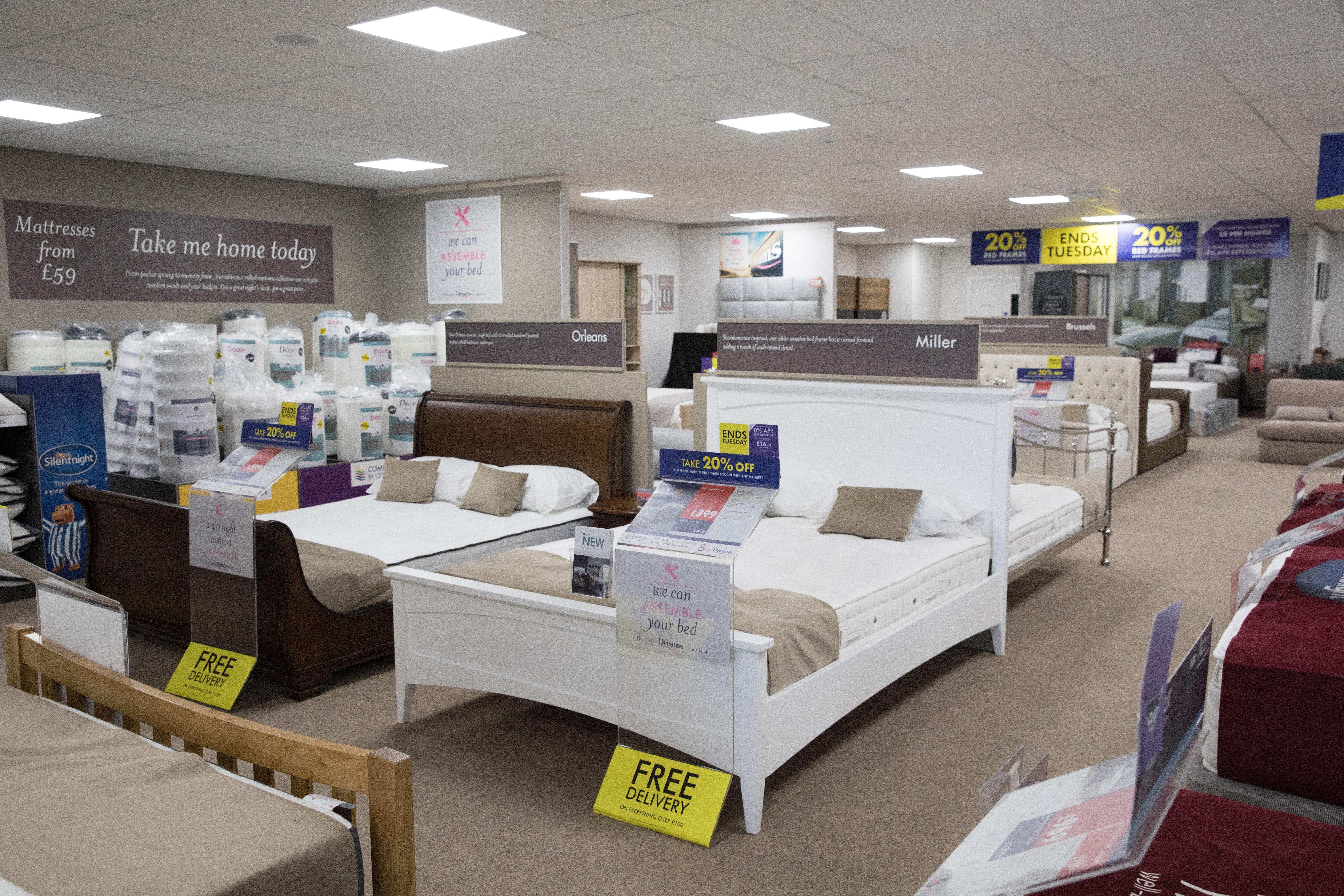 Dreams Store in Dundee Beds, Mattresses & Furniture Dreams