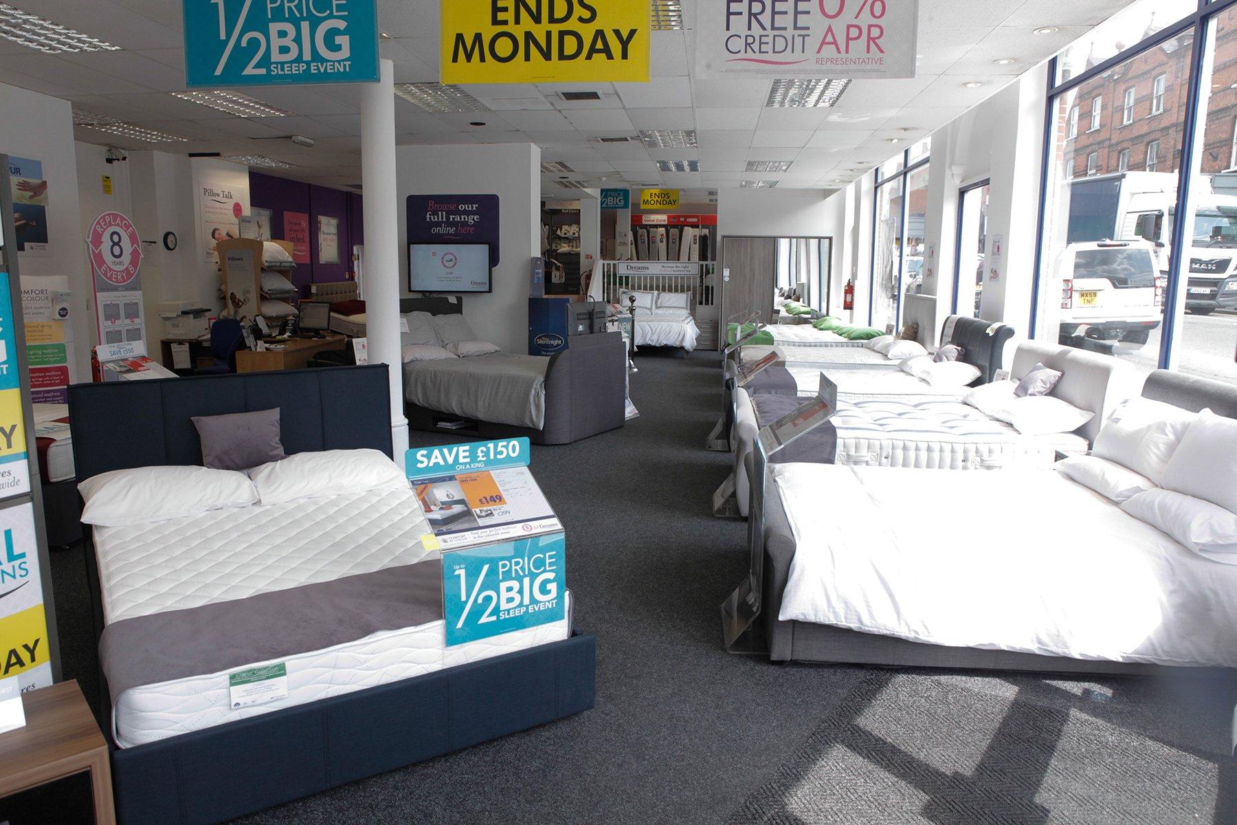 Dreams Store in Epsom Beds, Mattresses & Furniture Dreams