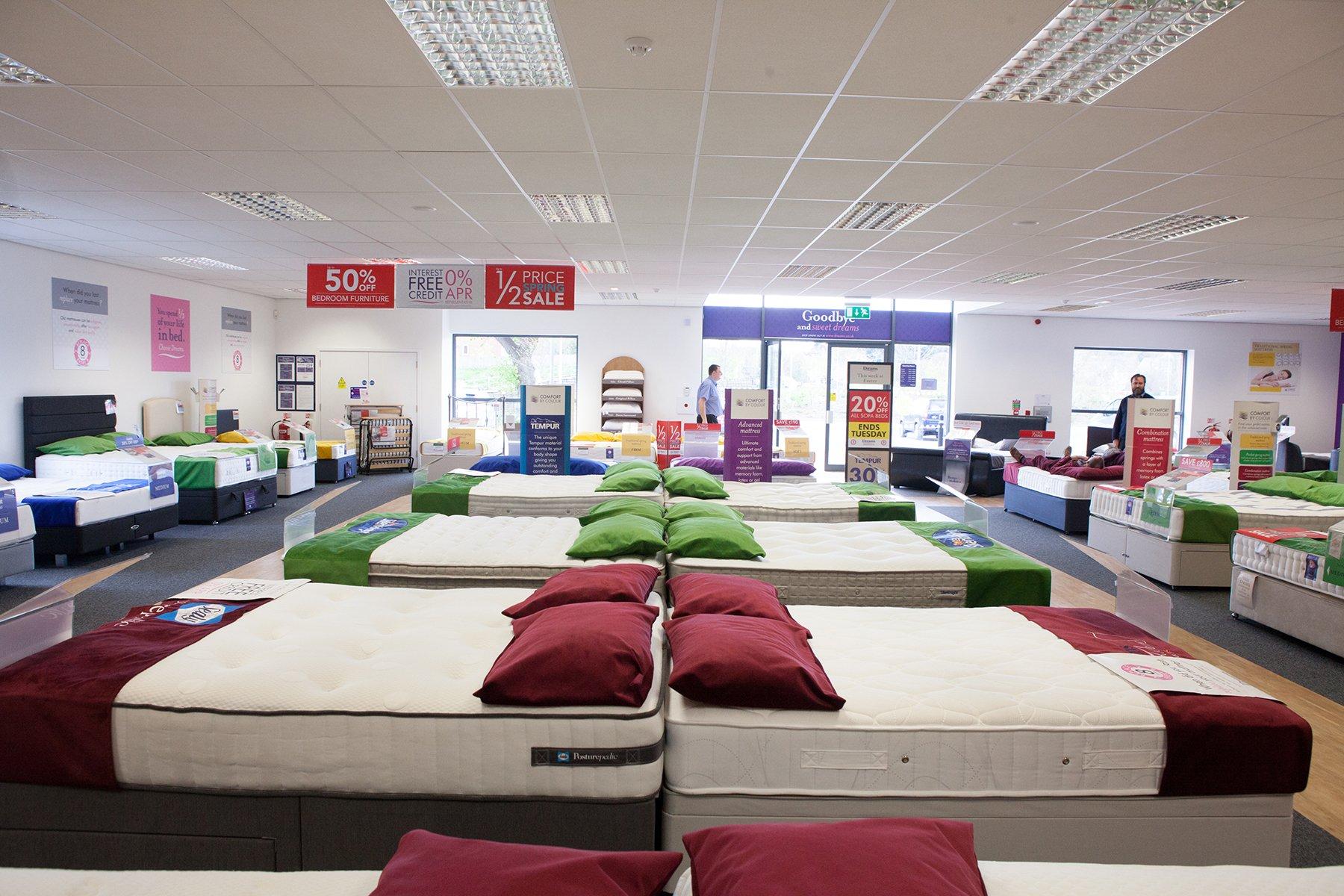 Dreams Store in Exeter Beds, Mattresses & Furniture Dreams