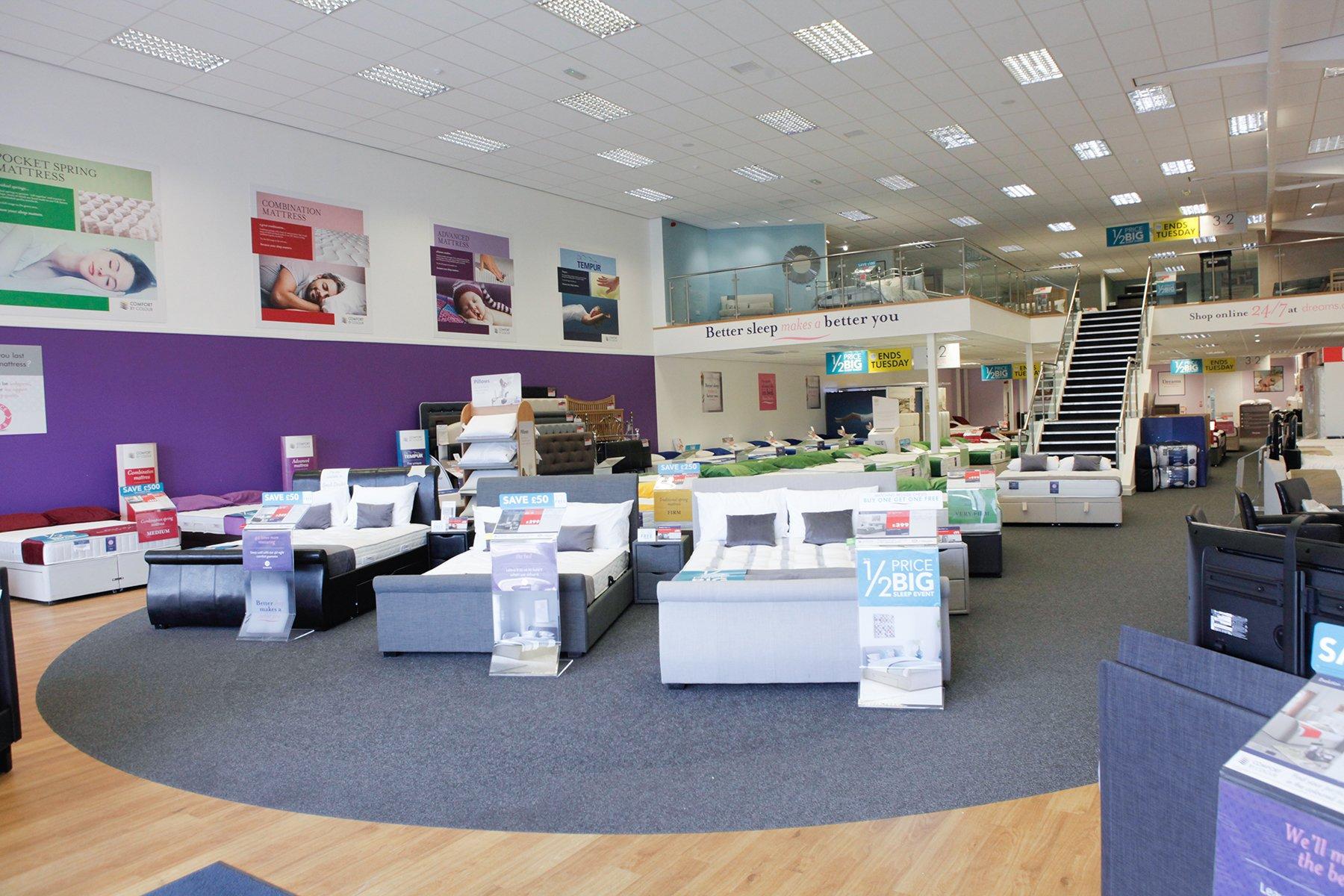 Dreams Store in Farnborough - Beds, Mattresses &amp; Furniture | Dreams