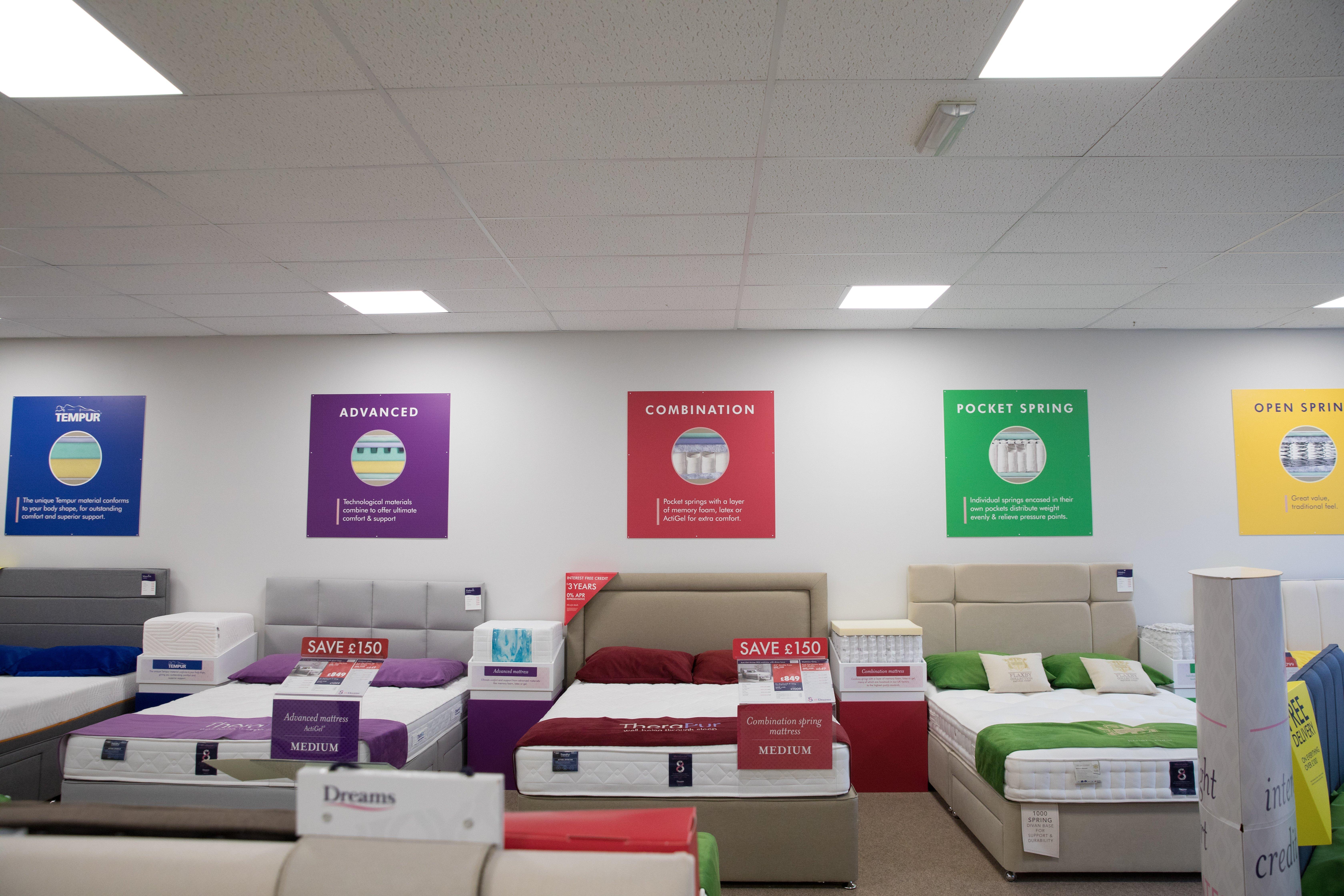 Dreams Store in Fulham Beds, Mattresses & Furniture Dreams