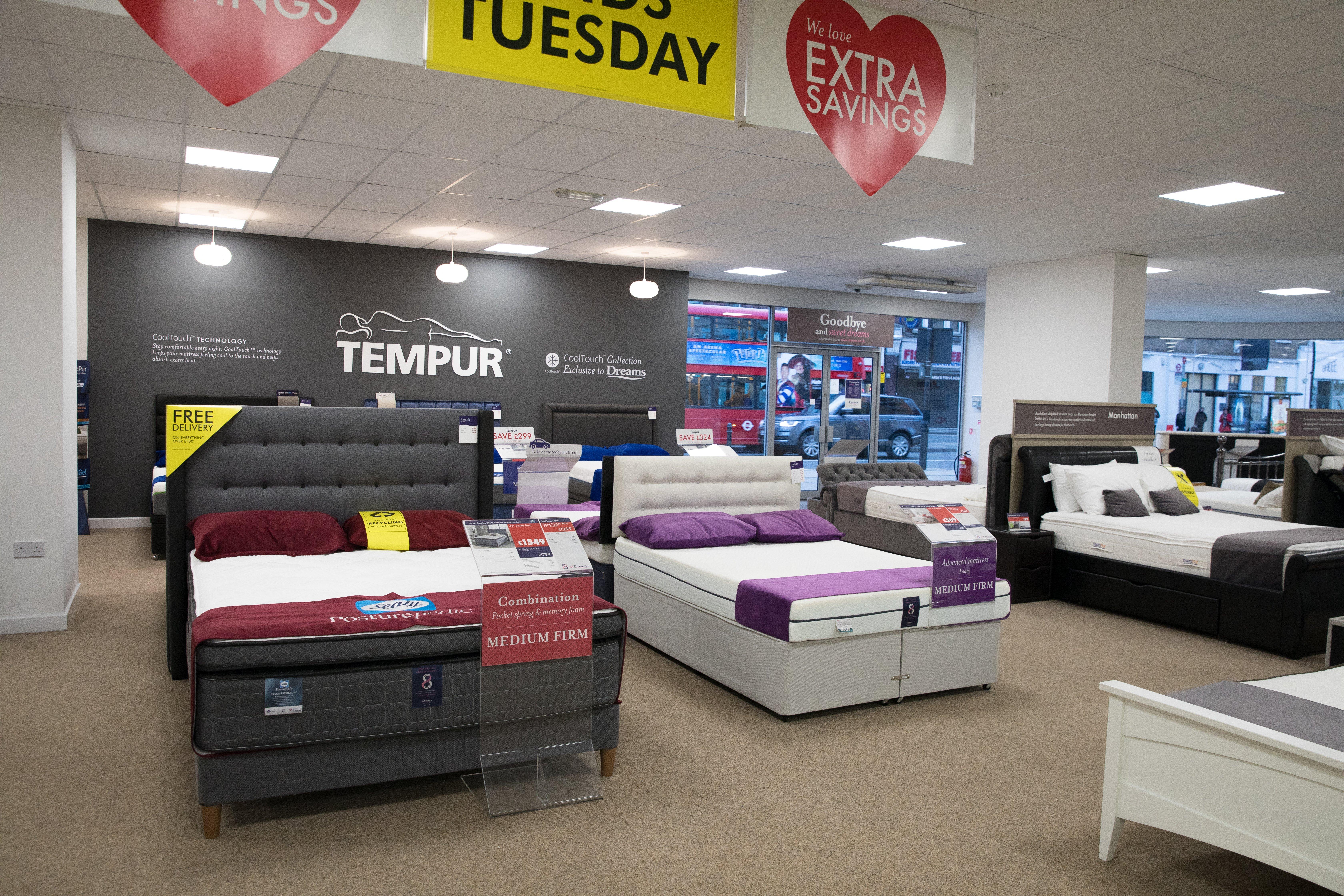 Dreams Store in Fulham Beds, Mattresses & Furniture Dreams