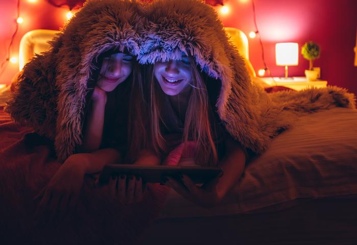 Older child on bed