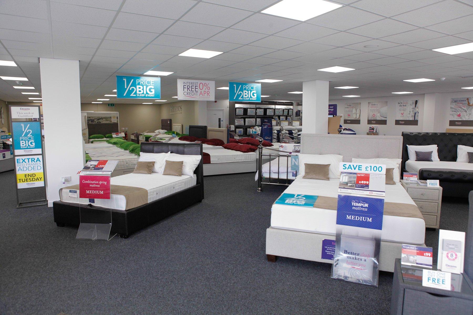 Dreams Store in Guildford Beds, Mattresses & Furniture Dreams