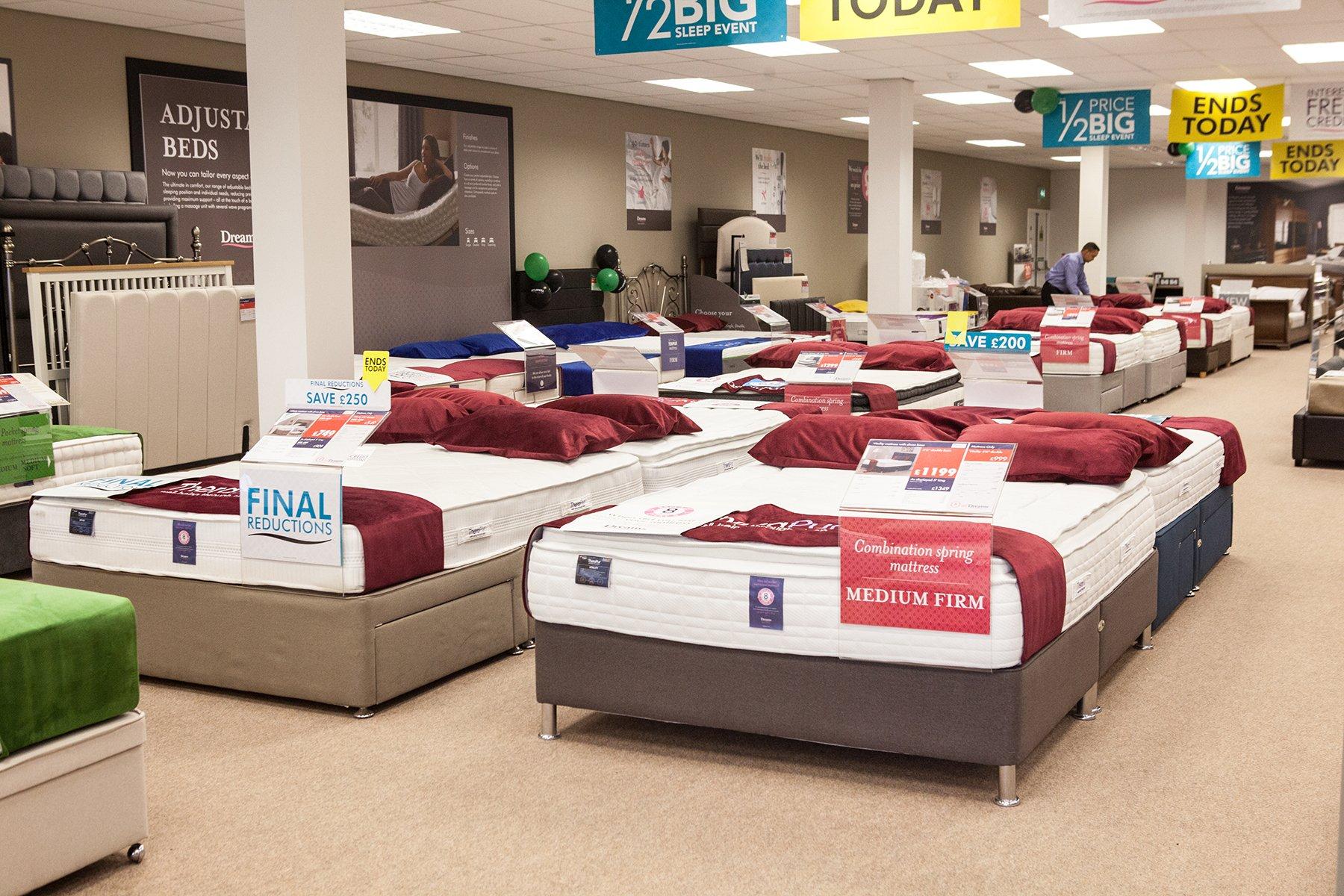 Dreams beds deals sale near me