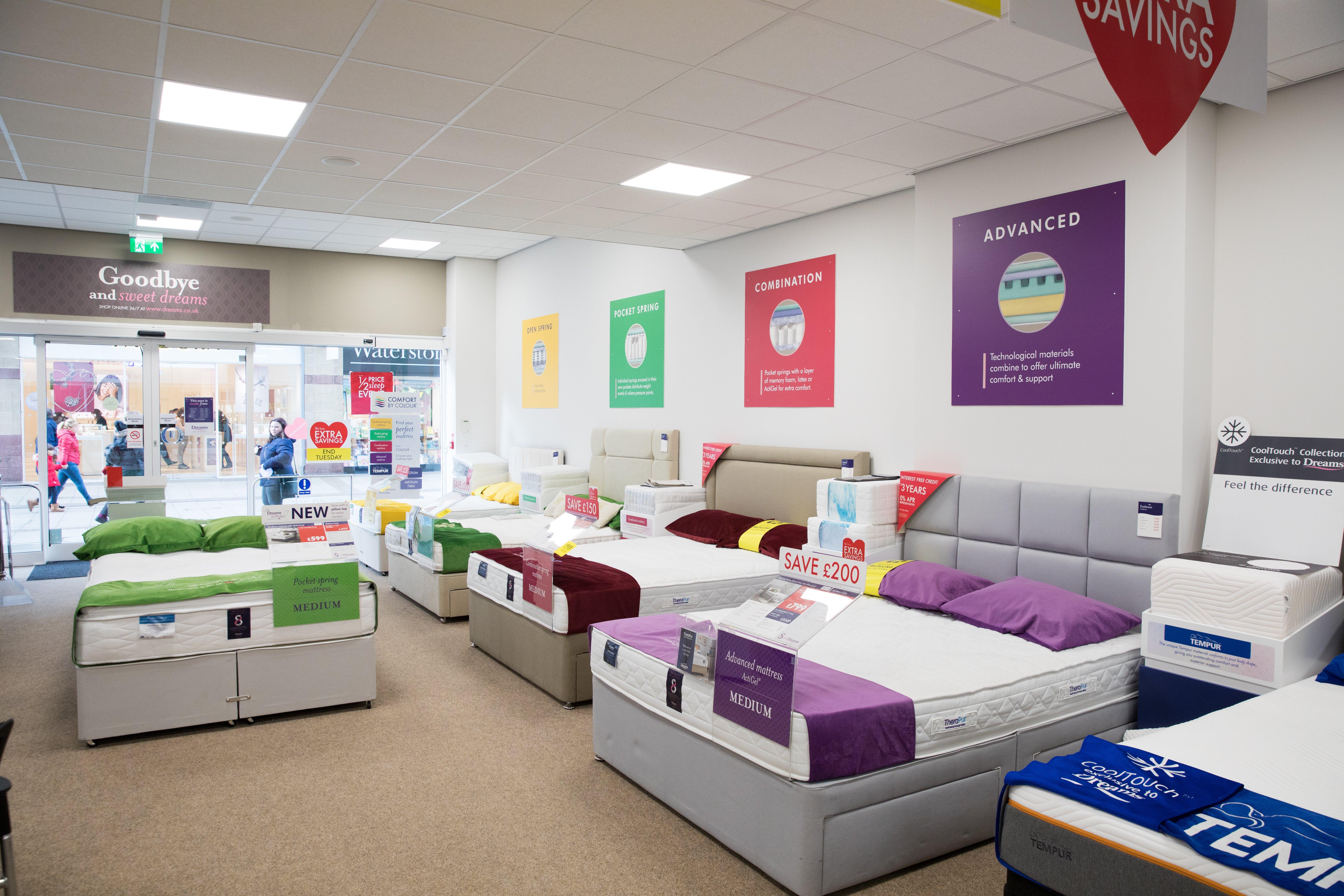 Dreams Store in Hemel Hempstead Beds, Mattresses & Furniture Dreams