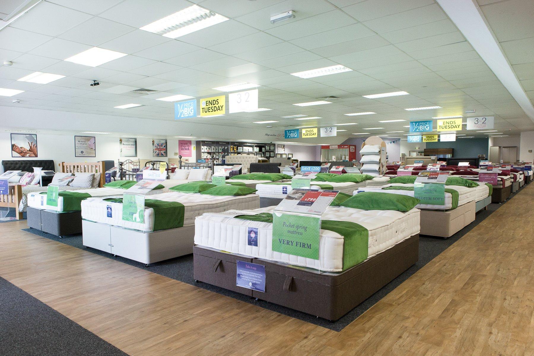 Dreams Store in Ipswich Euro Retail Park Beds, Mattresses