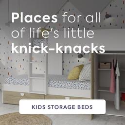 Kids storage beds