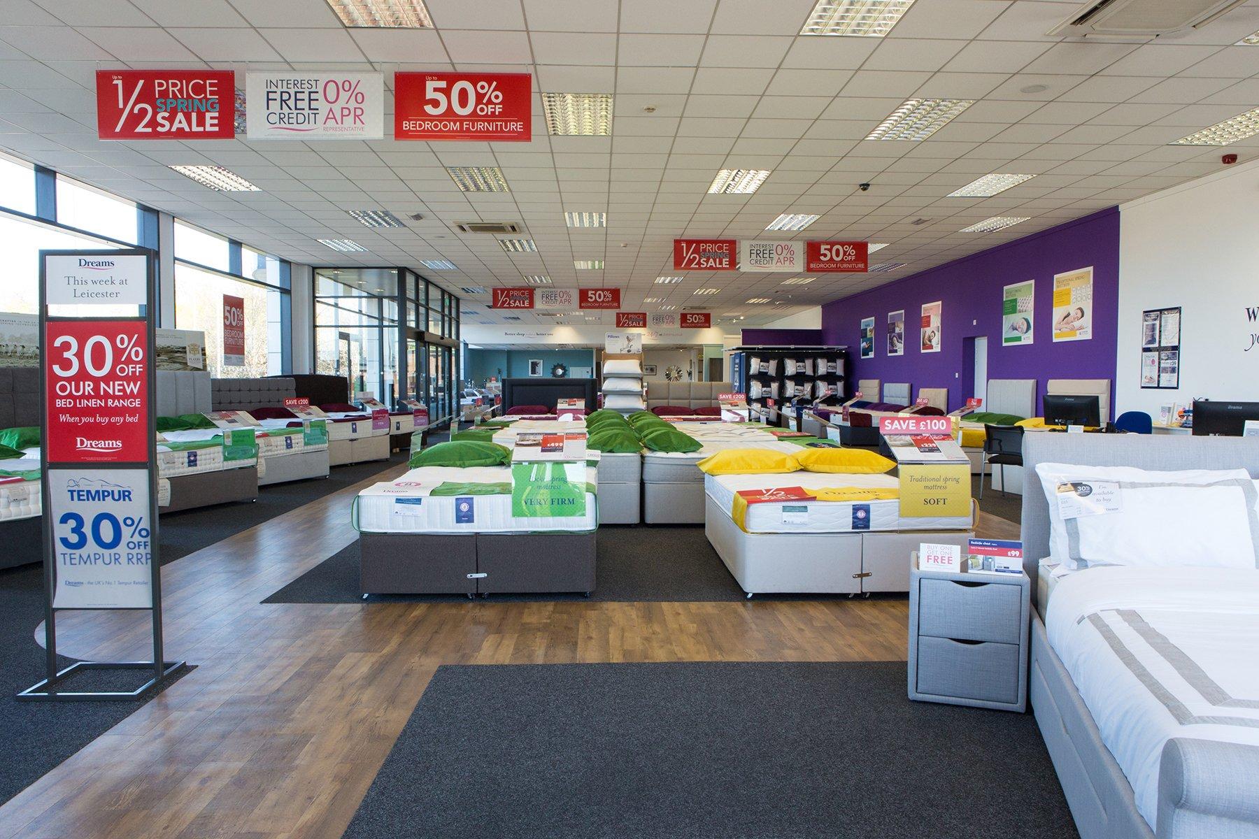 Dreams Store in Leicester Beds, Mattresses & Furniture Dreams