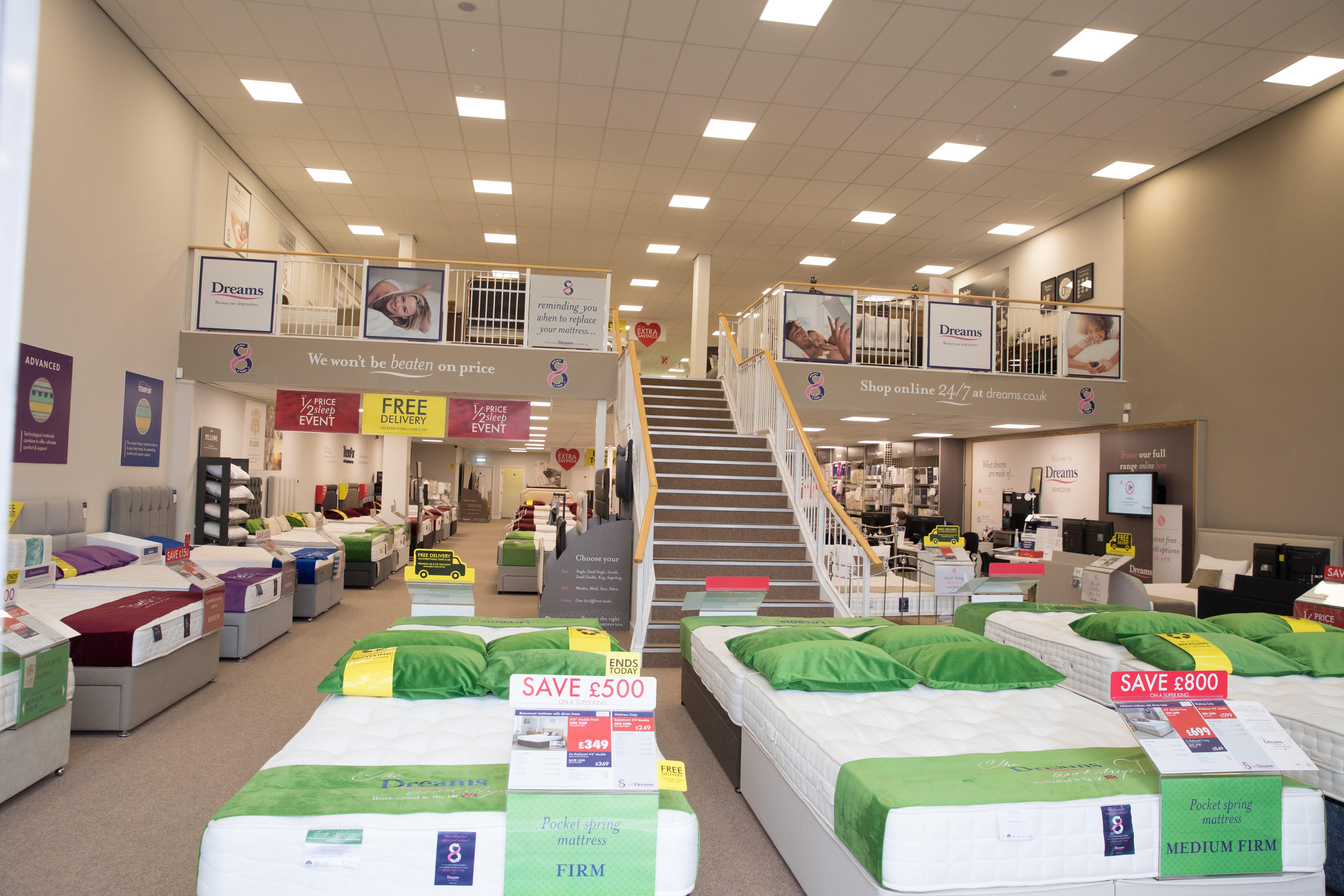 Dreams Store in Abingdon Beds, Mattresses & Furniture Dreams