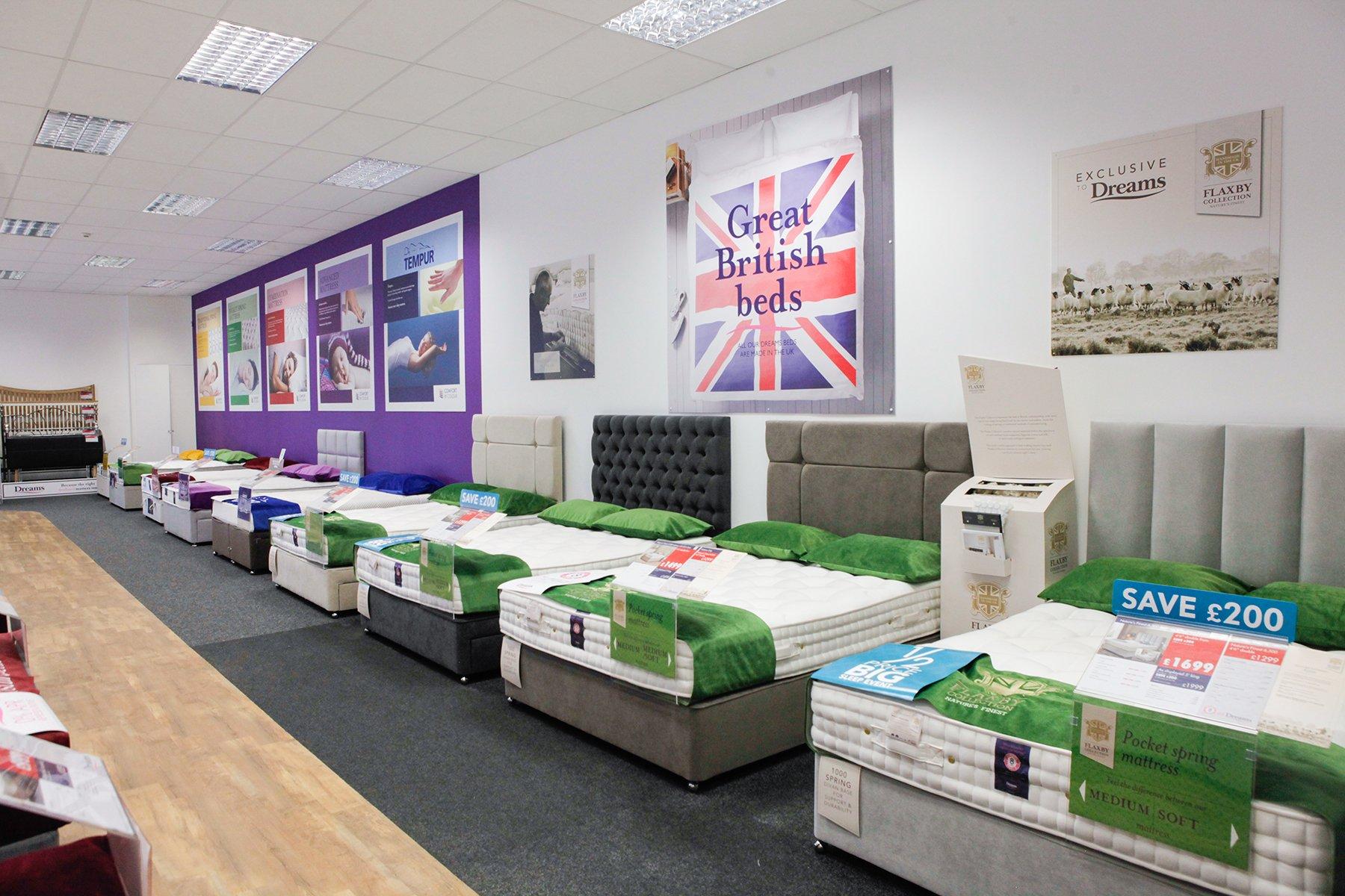 Dreams Store in Northampton Beds, Mattresses & Furniture Dreams