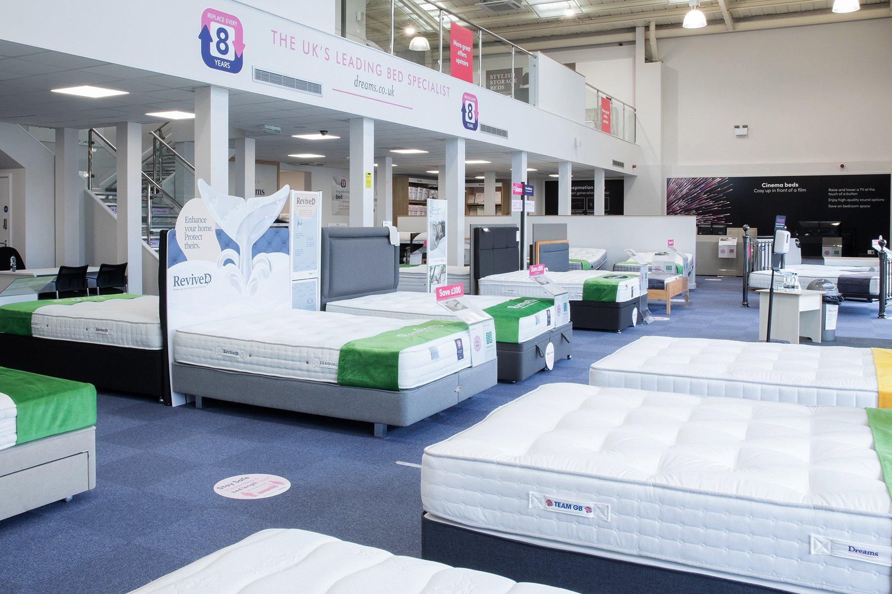 Dreams Store in Nottingham Castle Marina Beds, Mattresses & Furniture