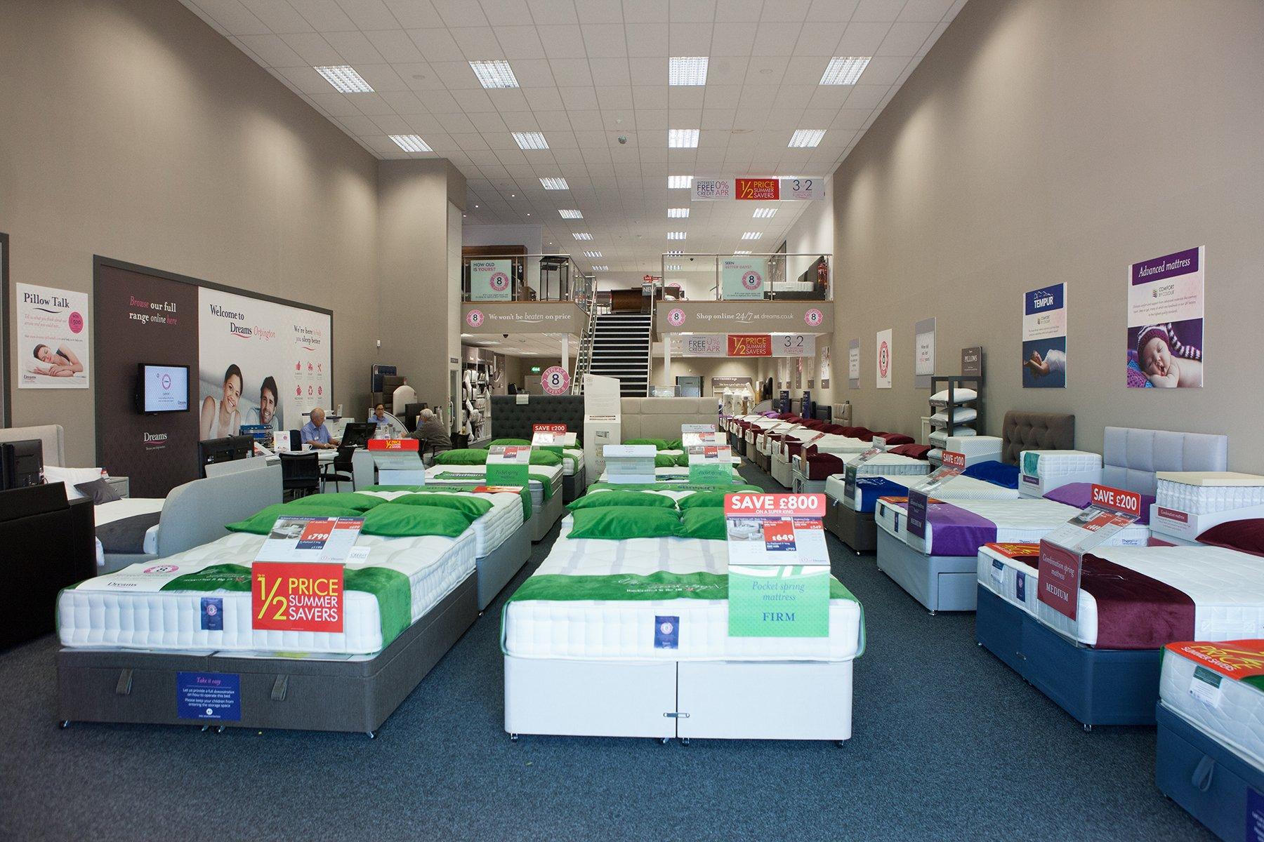 Dreams Store in Orpington Beds, Mattresses & Furniture Dreams