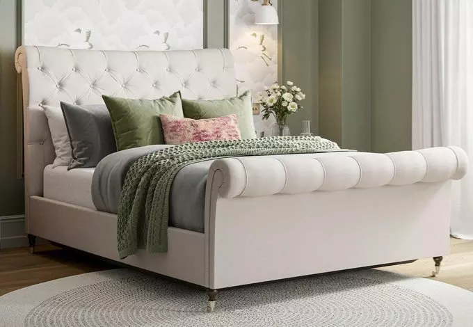 Alana Upholstered Shadow Ottoman Bed Frame