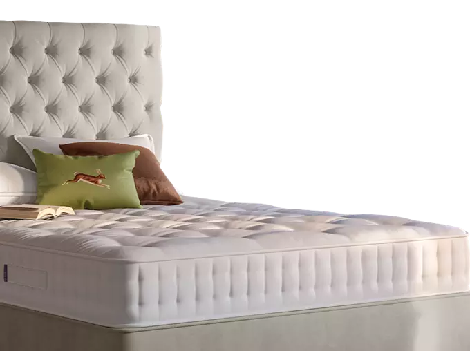 Mattress On Cream Storage Bed