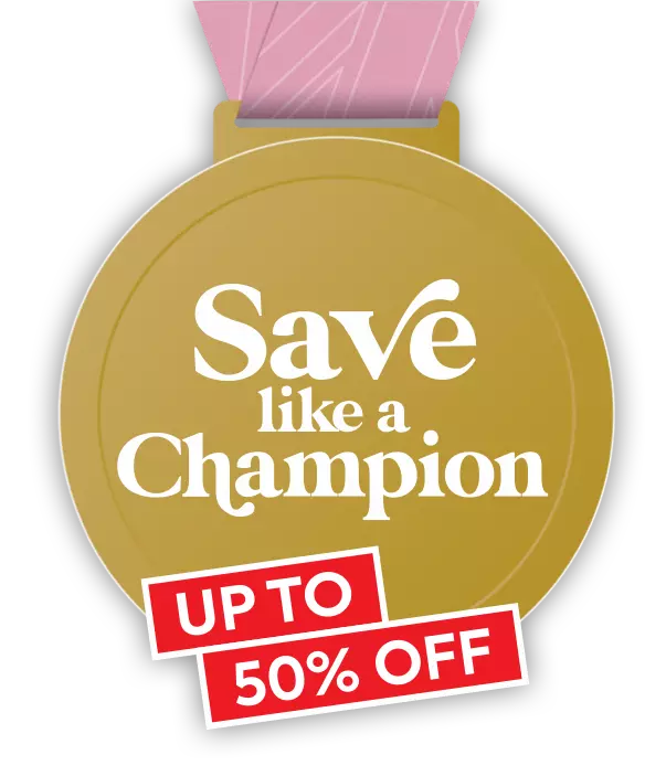 Save Like A Champion Up To 50% Off