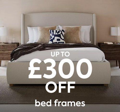 Up to £300 off Beds