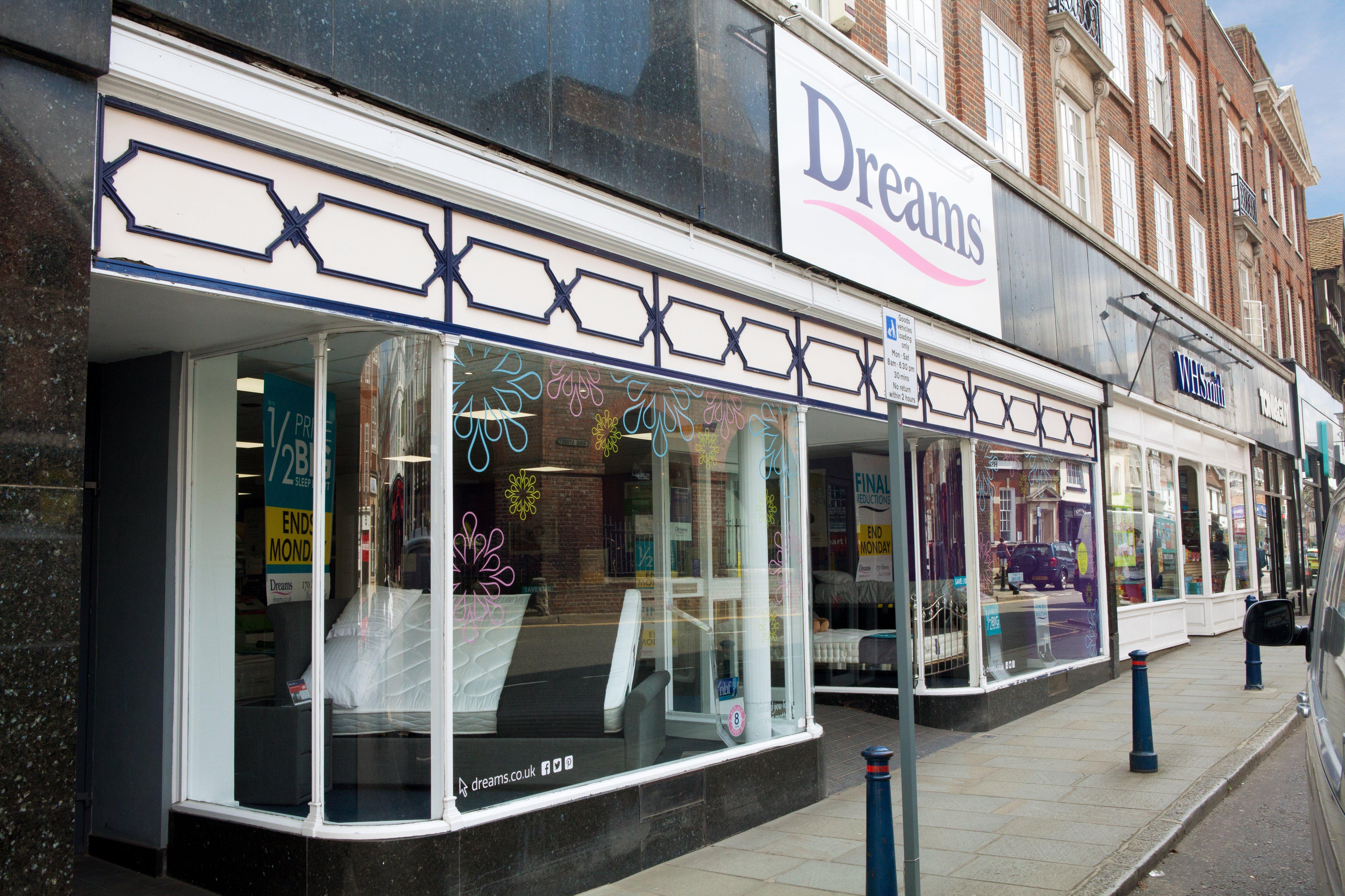 Dreams Store in Reigate Beds, Mattresses & Furniture Dreams