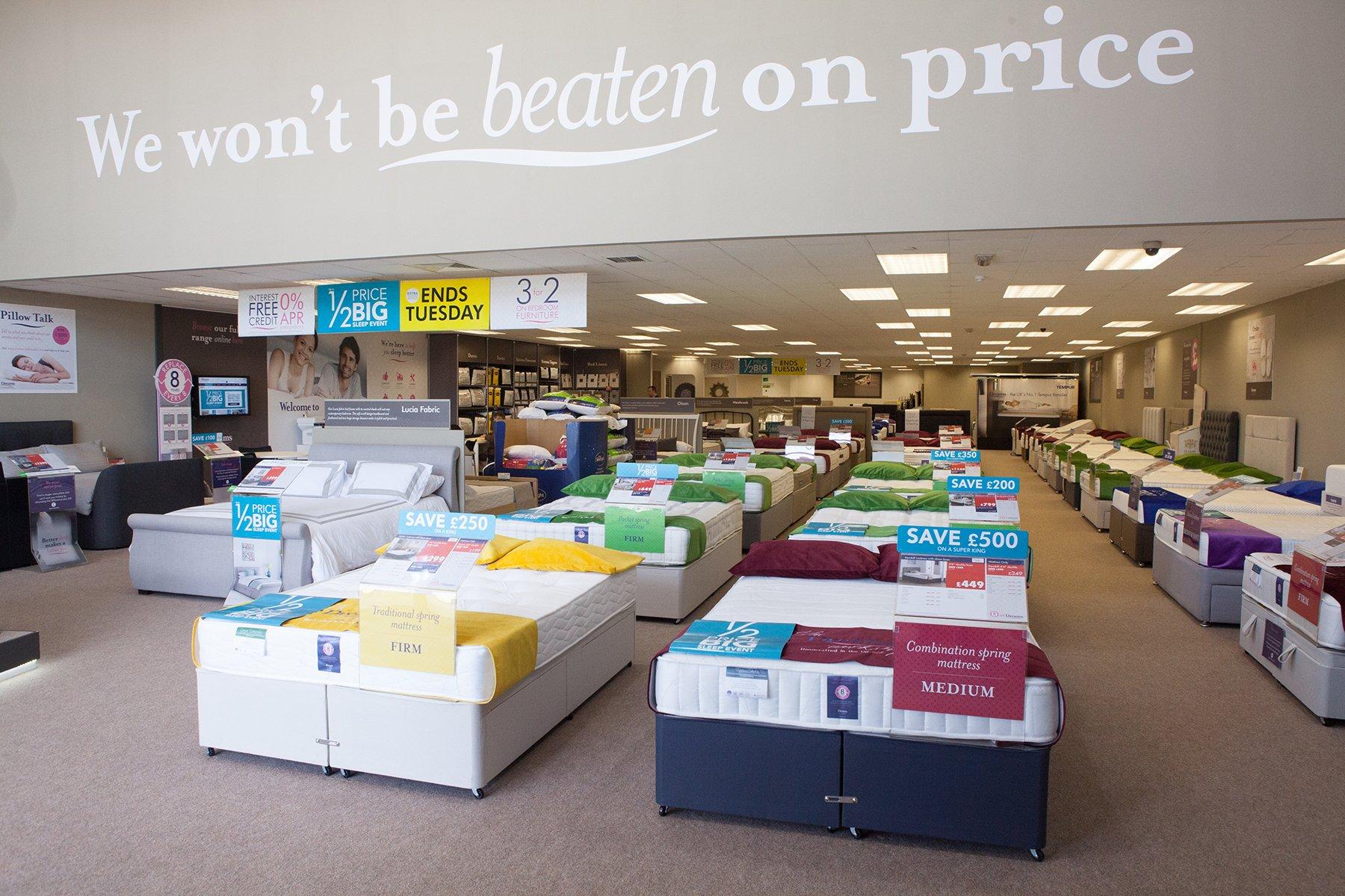 Dreams Store in Shrewsbury Beds, Mattresses & Furniture Dreams