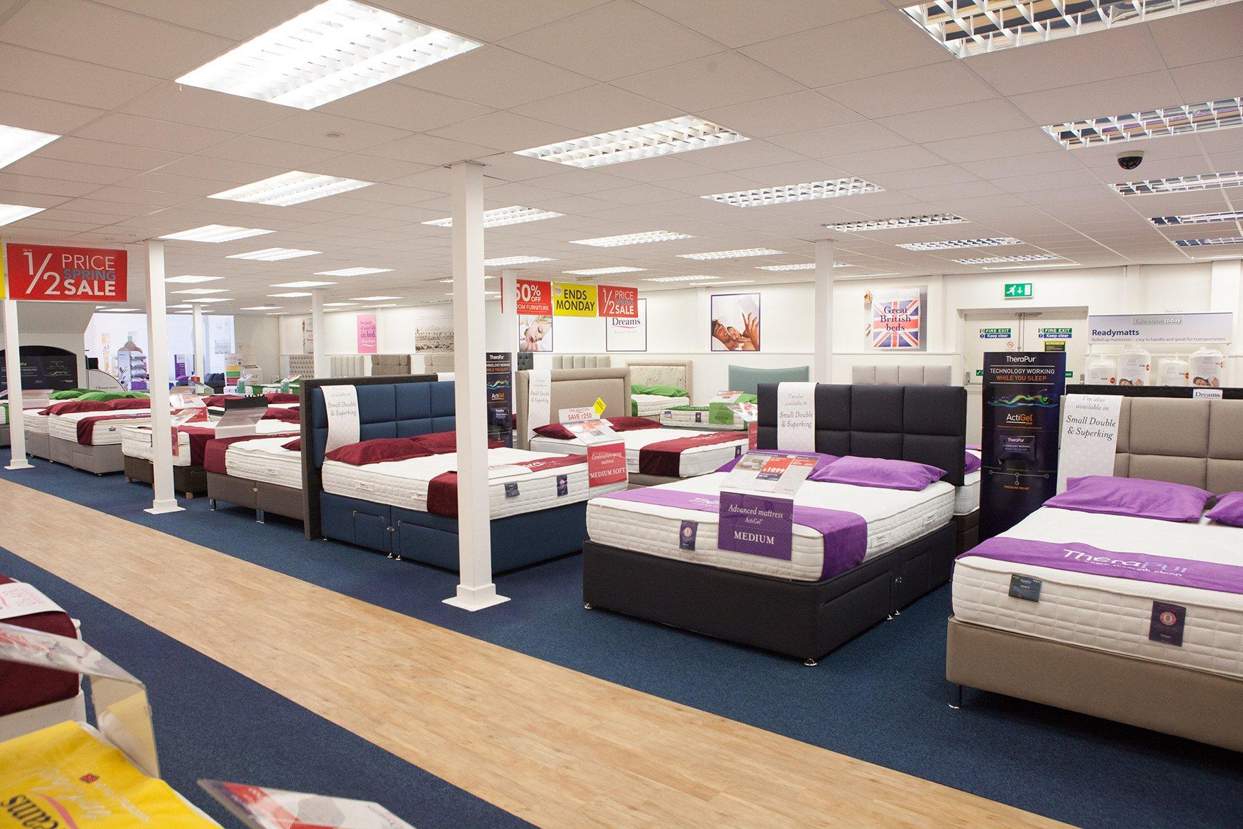 Dreams Store in Sittingbourne Beds, Mattresses & Furniture Dreams
