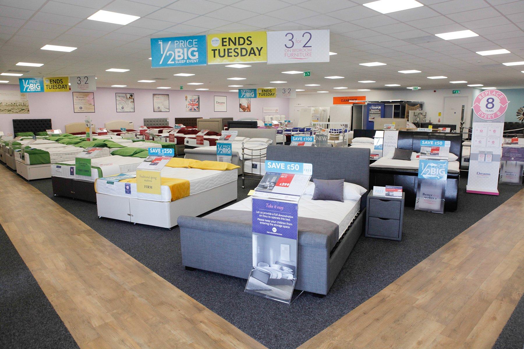 Dreams Store in Swansea Beds, Mattresses & Furniture Dreams