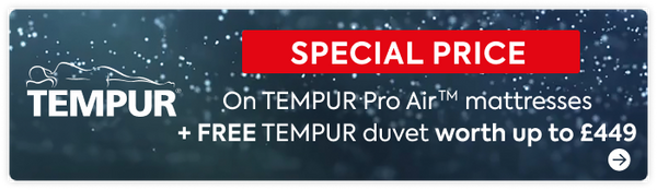 Special Price on TEMPUR Pro Air + Free duvet