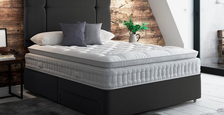 Mattress on a divan base