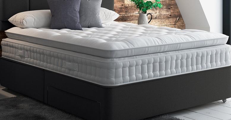 Revive Direct 3ft Single Easy Maintenance and Economically Designed Bed Mattress Orthopaedic Support Open Coil Sprung Mattress With Firm Button Tufted Surface and Square Quilted Sides 