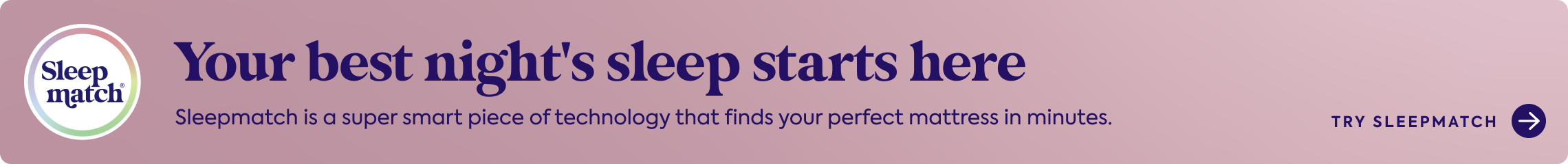 Sleepmatch banner