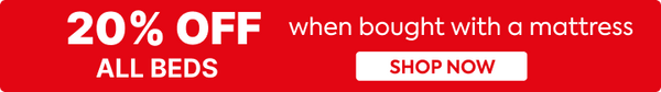 20% off all beds when bought with a mattress
