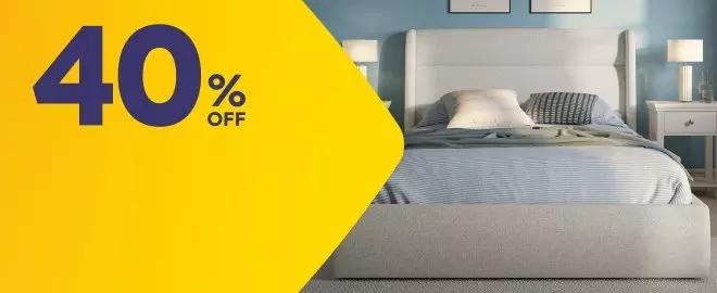 Marcello bedframe in a bedroom setting | Dreams