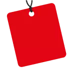 Image of a red tag