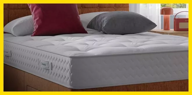 Maidstone mattress on a bed