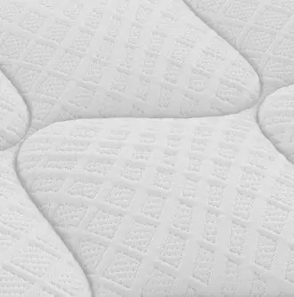 White mattress pattern background.