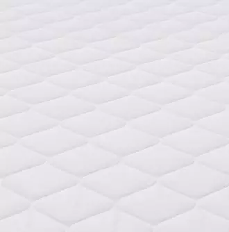 White mattress pattern background.
