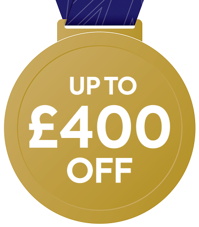 Up to £400 Off