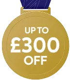Up to £300 Off
