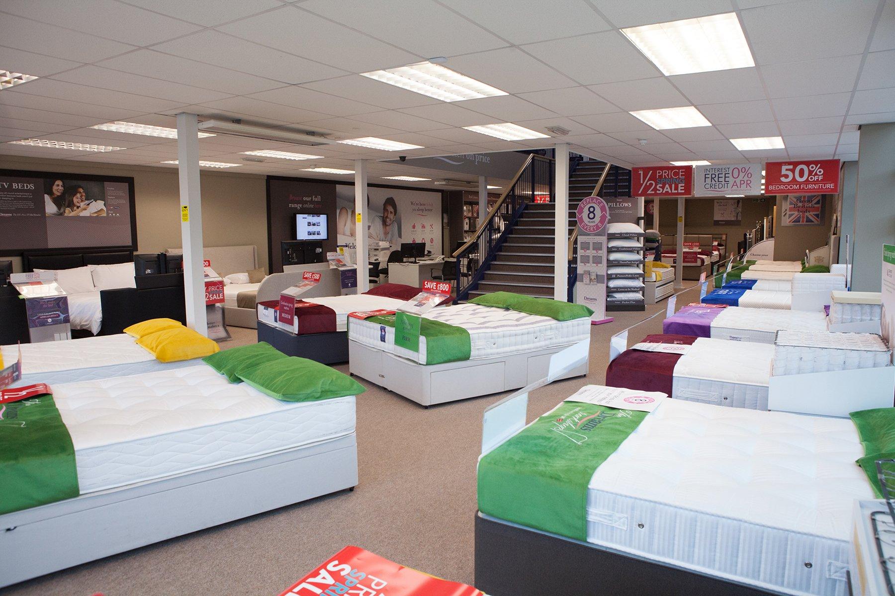 Dreams Store in Waterlooville Beds, Mattresses & Furniture Dreams