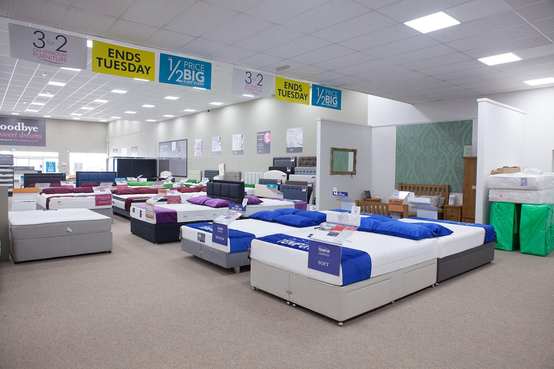 Dreams Store in Wolverhampton Beds, Mattresses & Furniture Dreams