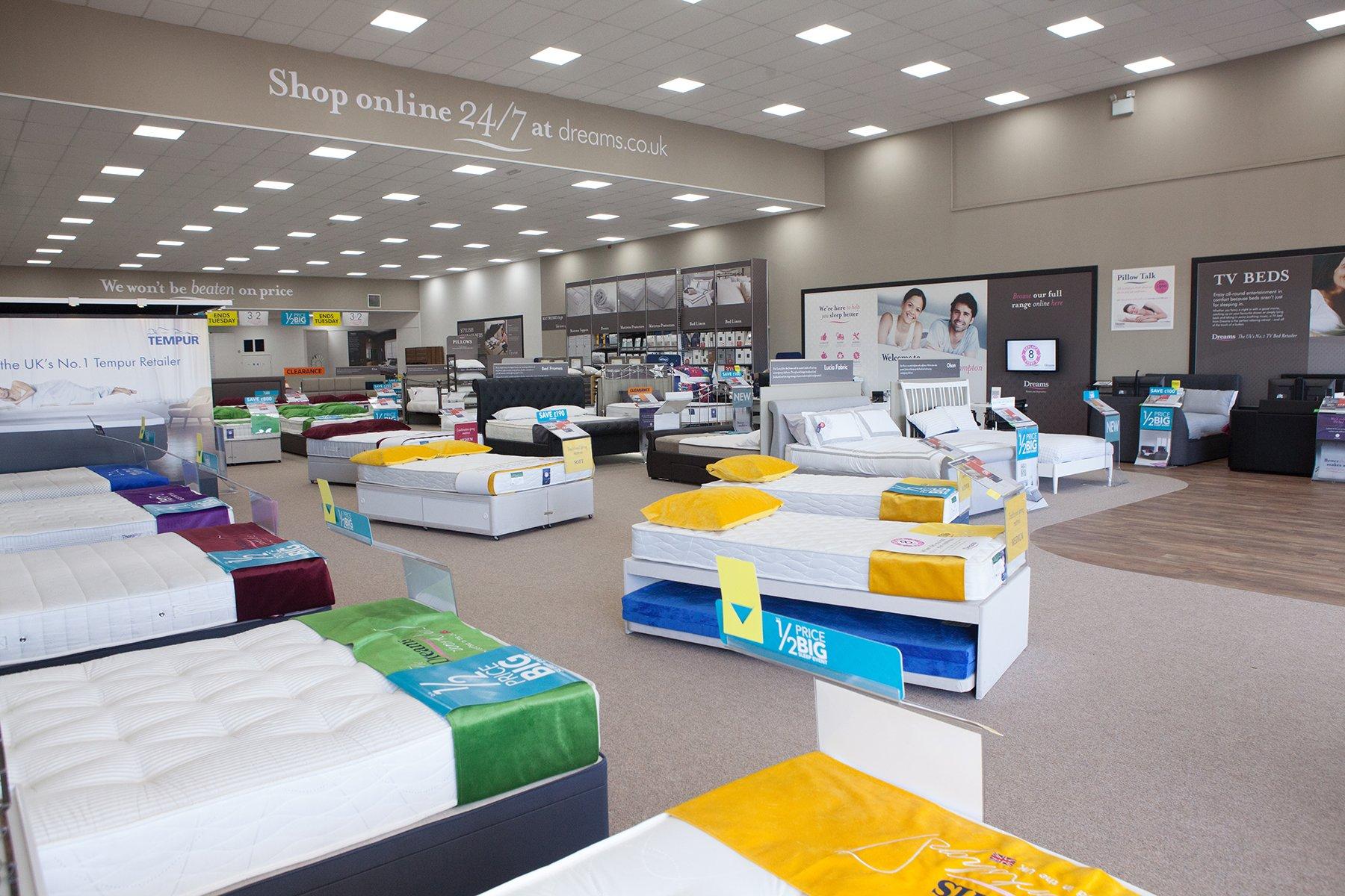 Dreams Store in Wolverhampton Beds, Mattresses & Furniture Dreams